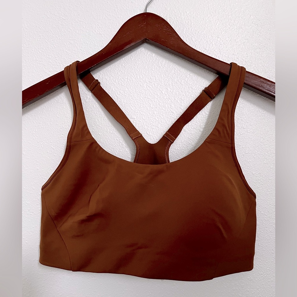 Brown Lululemon sports bra
